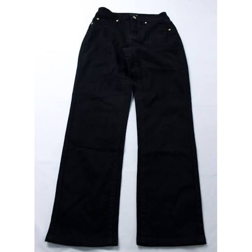 NEW | Iman Global Chic Perfect Fit 360 Slim Bootcut Jeans Black | Size 18W